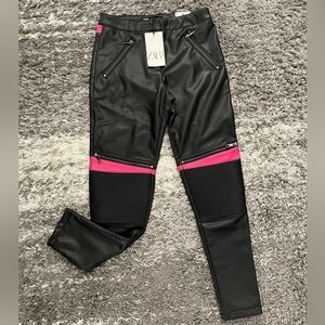 NWT Zara Faux Leather Leggings